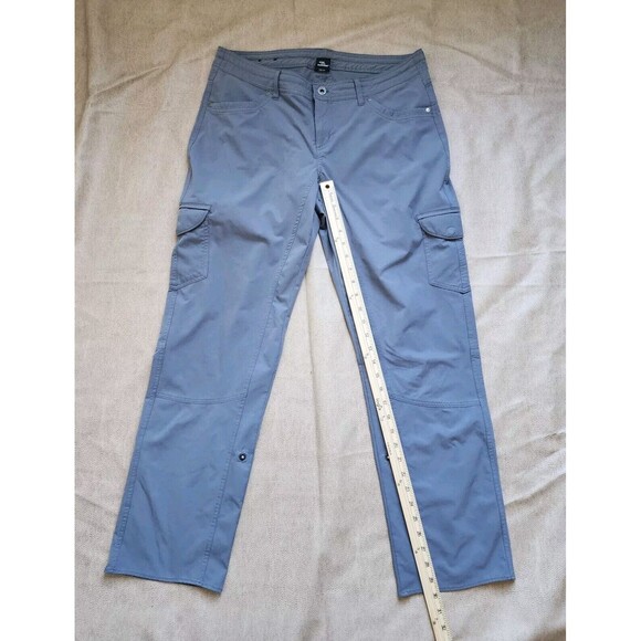 Kuhl Women's Freeflex Roll-up Cargo Pants 12 Reg Gray Drawstring Relaxed Fit - Picture 11 of 16